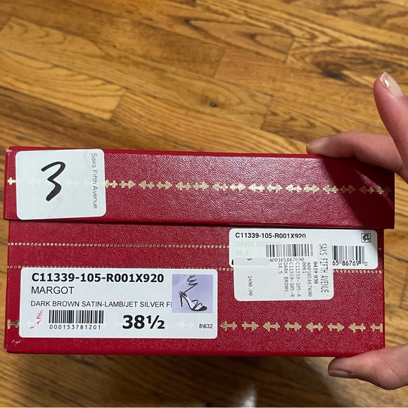 Rene Caovilla Margot Crystal Brown Sandal 8.5- NEW - Picture 6 of 6